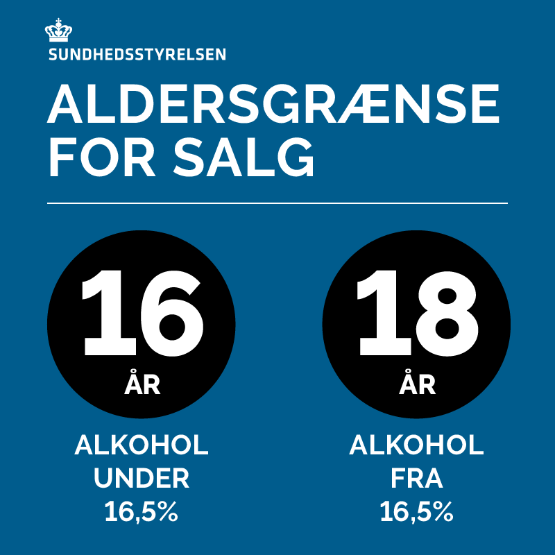 Sundhedsstyrelsens aldersgrænser for alkohol